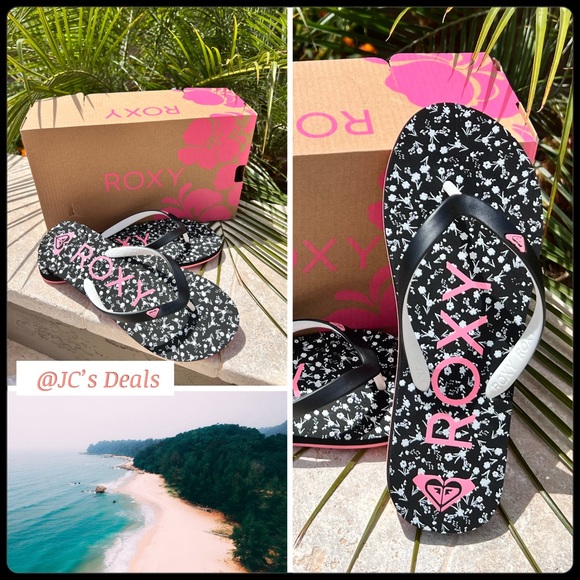 🌴 Roxy girl flip flop sandals 🌴 - Picture 1 of 4